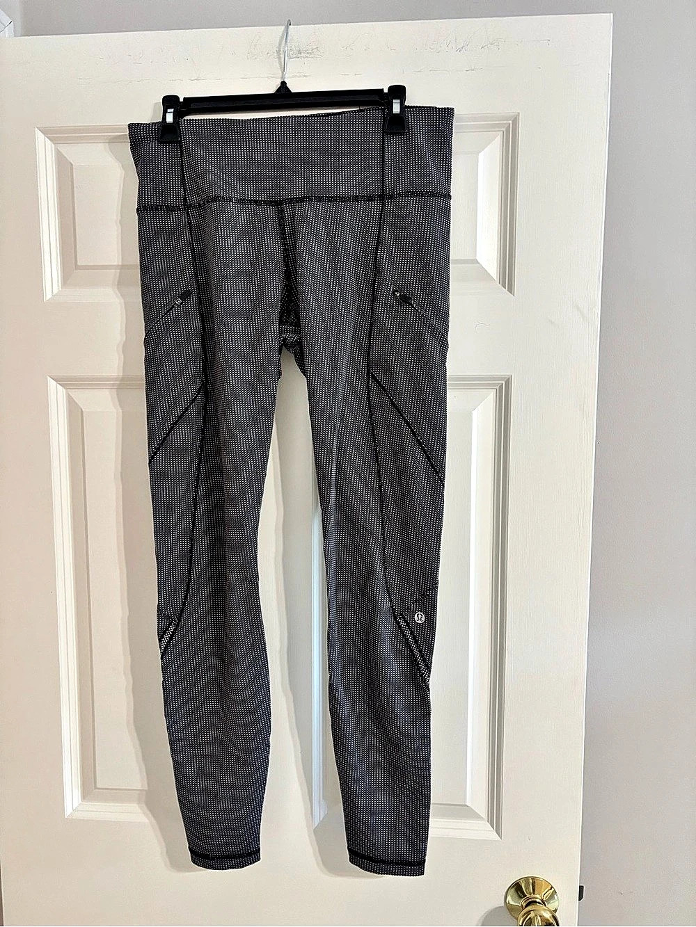 lululemon Speed Tight IV (Brushed) ) Leggings Black & White